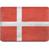 Denmark Flag Distressed Apple MacBook Air Skin